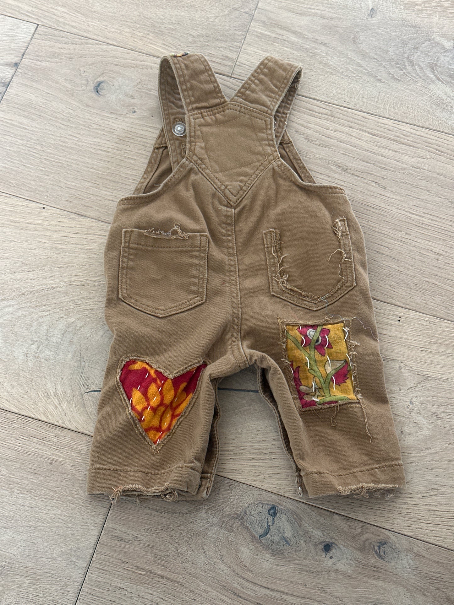 0-3m Up Cycled Overalls