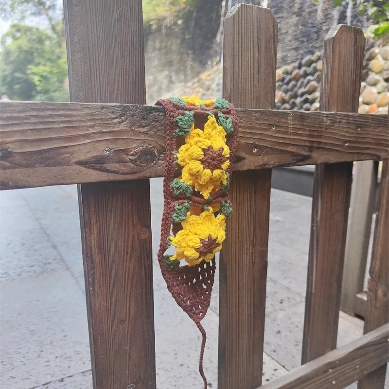 Sunflower Tie Headband