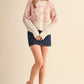 Pink Flower Cardi