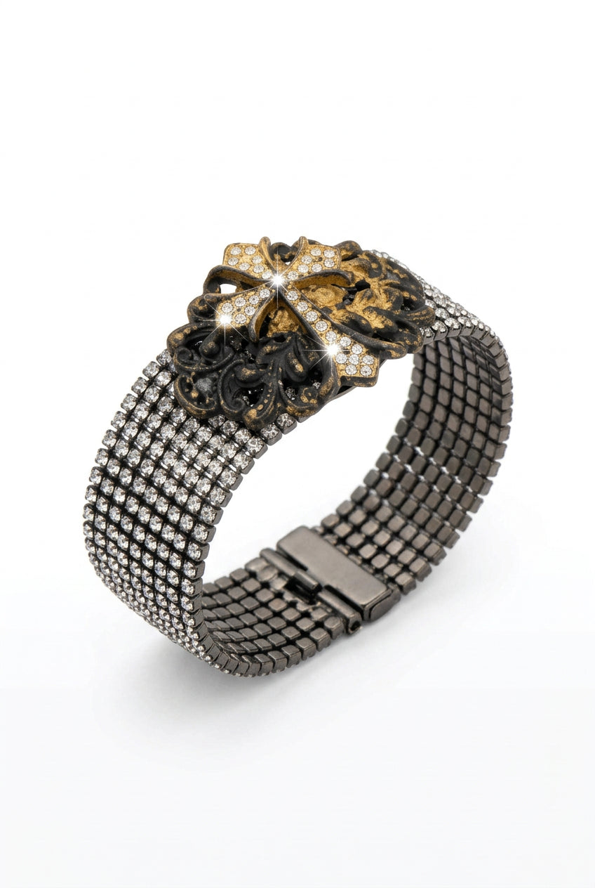 All Bling Mesh Bracelet