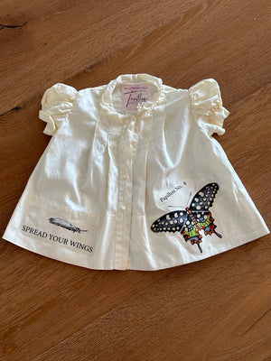 Patched Vintage Baby Dress