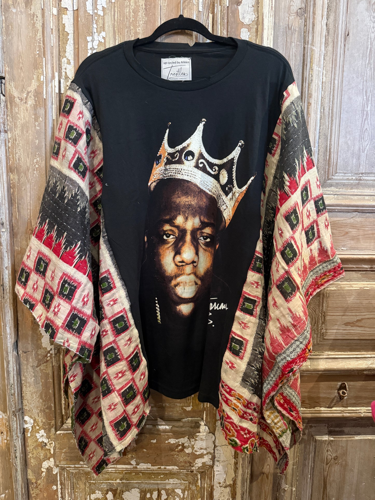 Up Cycled Biggie Poncho
