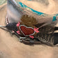 Flower Distressed Painted Hat