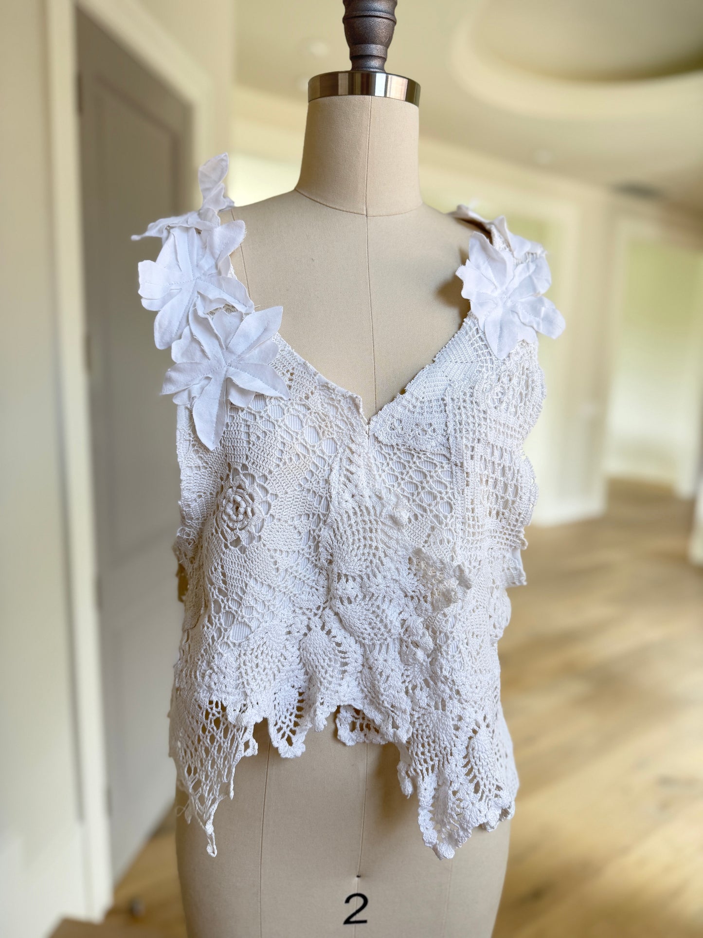 Lace Tank-to-Vest
