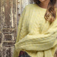 Yellow Cable Sweater