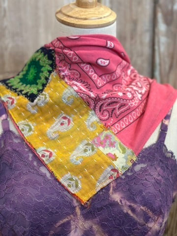 Up Cycled Kantha Bandanas