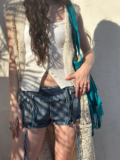 Side Zip Shorts