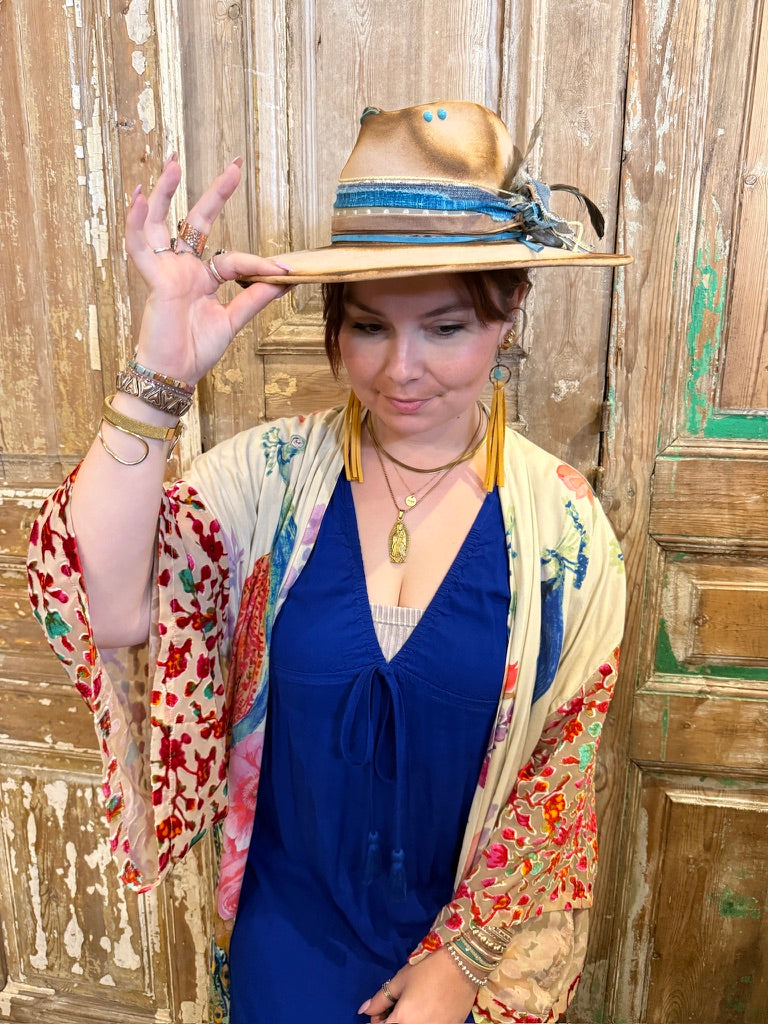 Cowgirl Feather Hat