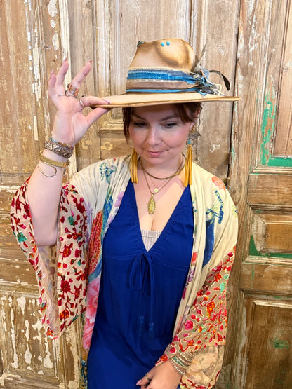 Cowgirl Feather Hat