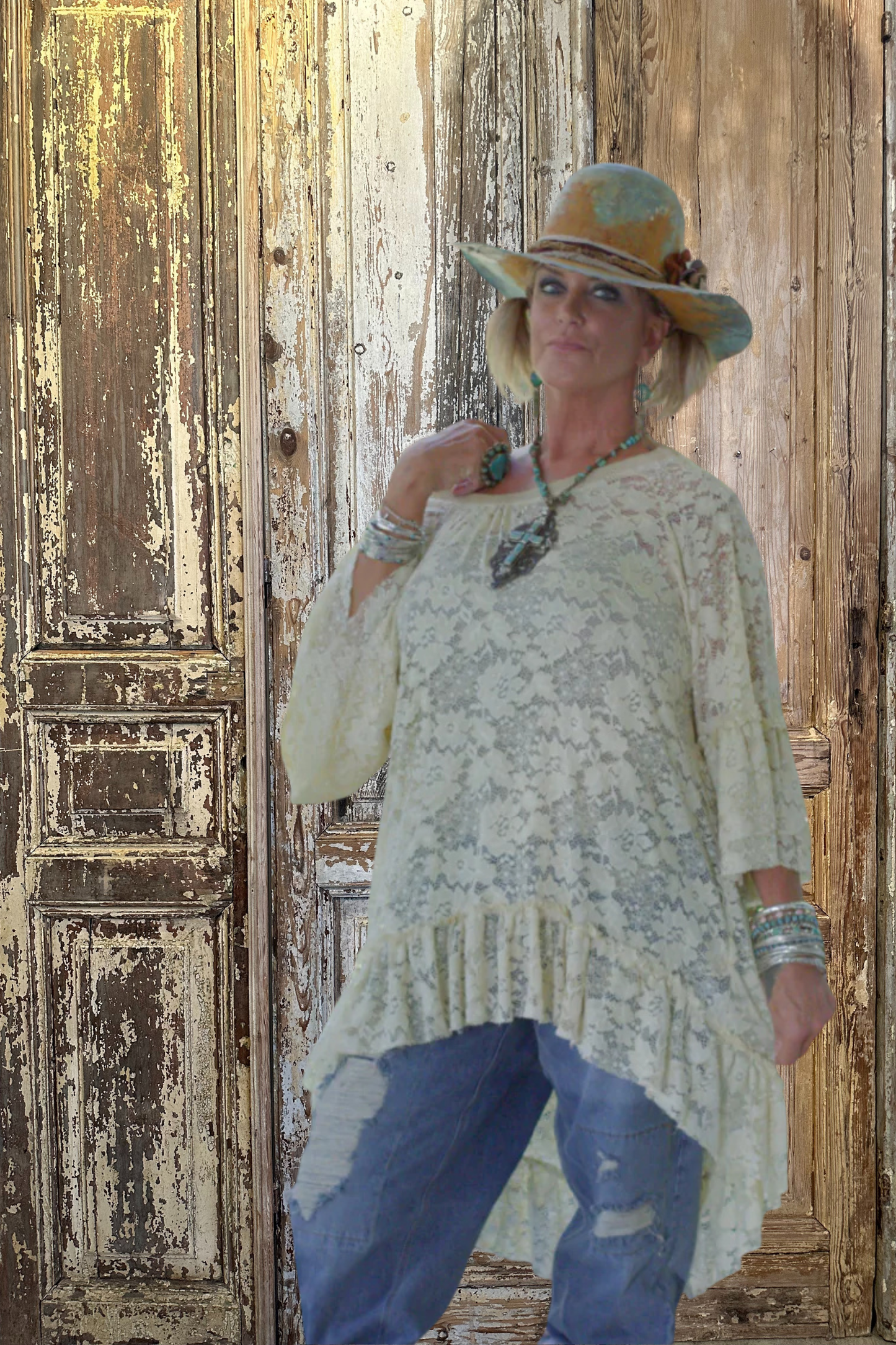 Layered in Time Tunic