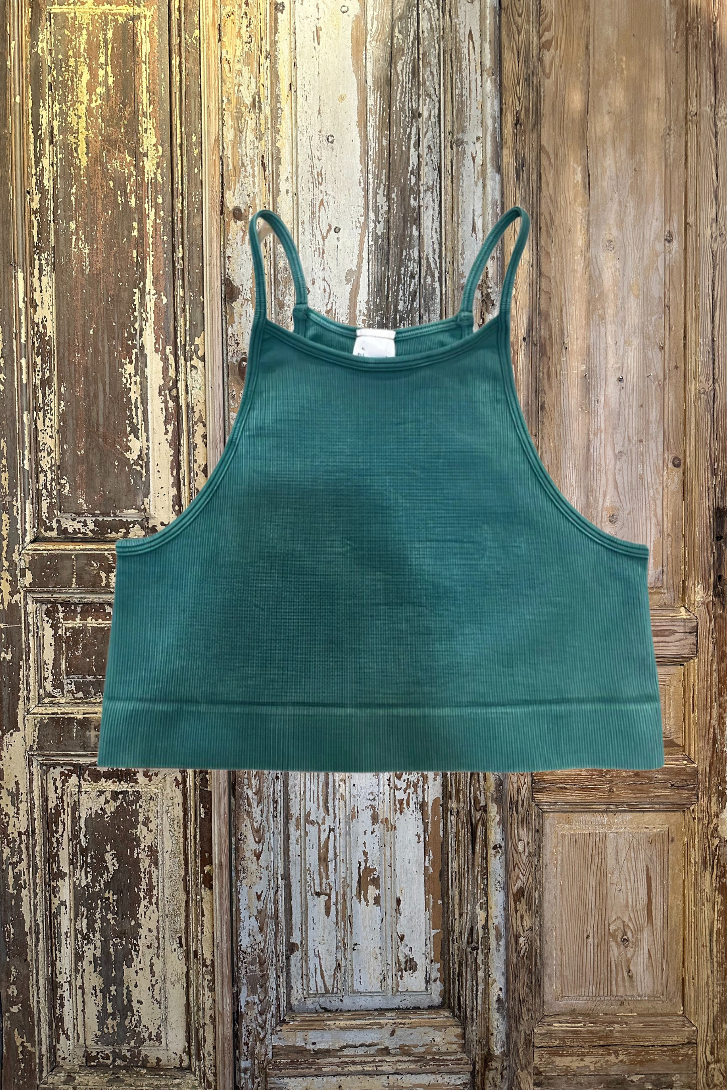 Vintage Highneck Bra Top-9084