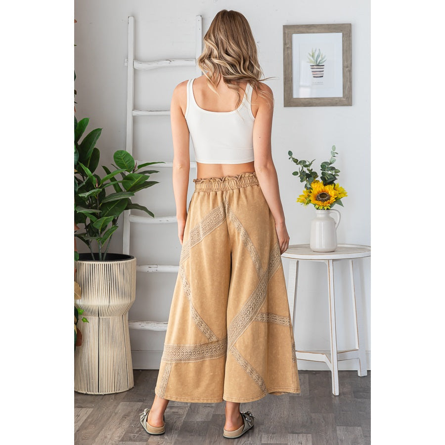 Lace Trim Pants