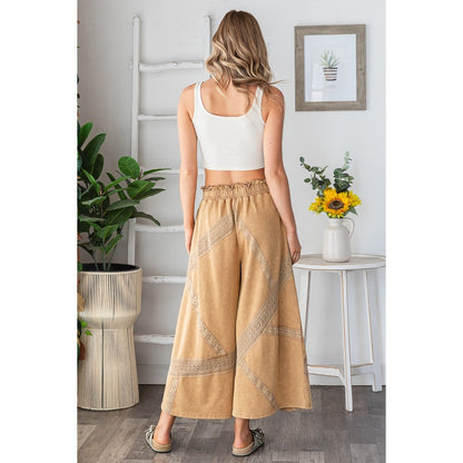 Lace Trim Pants