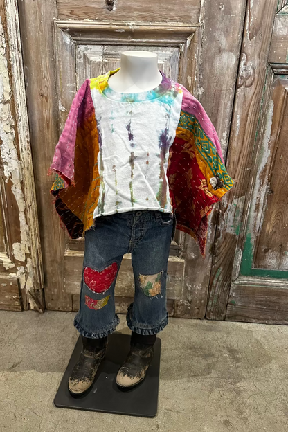 2T Tye Dye Poncho