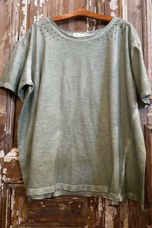 Washed Green Tee