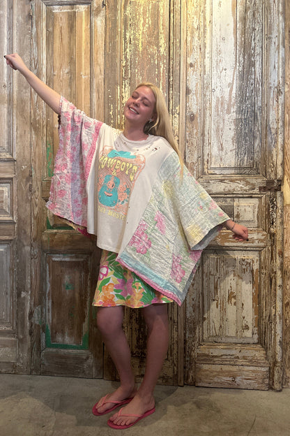 Up Cycled Cowboys & Country Music Poncho