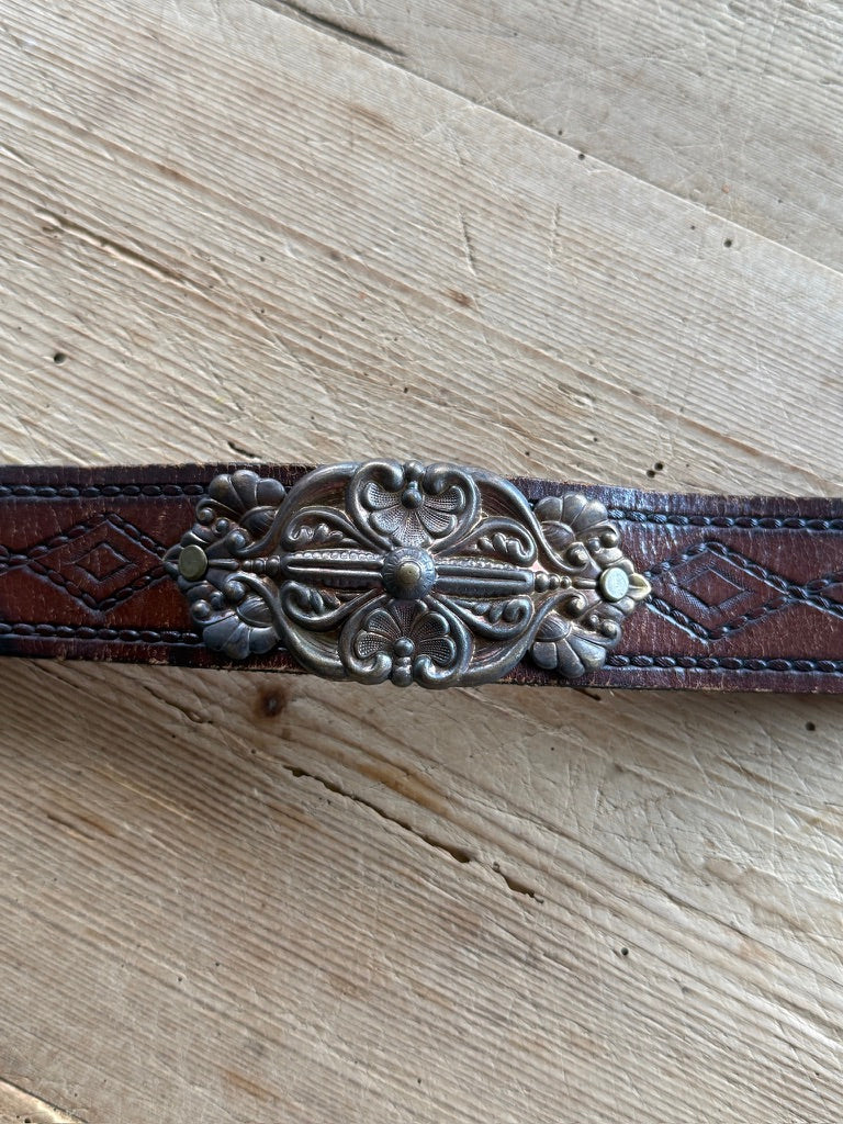 Ornate Leather Hat Bands