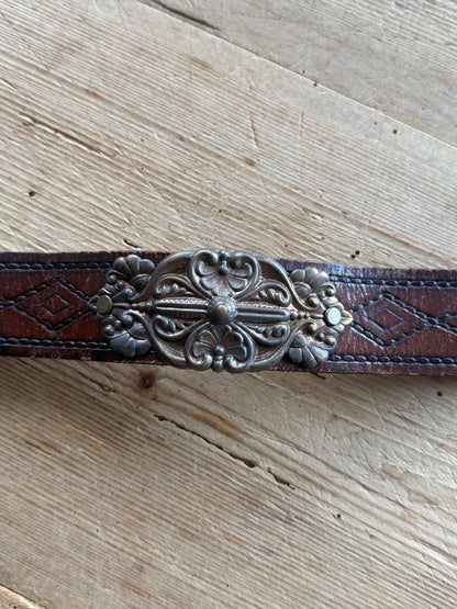 Ornate Leather Hat Bands