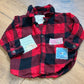 Red Quilted Heart Kids Flannel