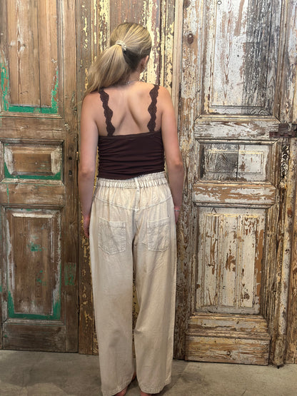 Lace Heart Pants