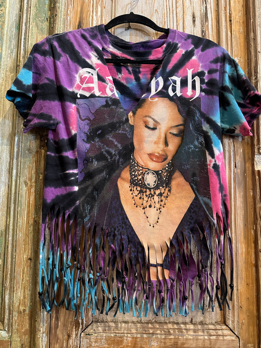 Up Cycled Fringe Band Tee