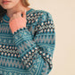 Blue 70's Sweater