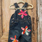 3-6m Baby Groovy Flowers Overalls