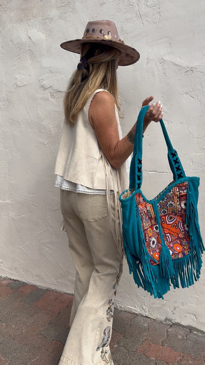 Boho Fringe Tote