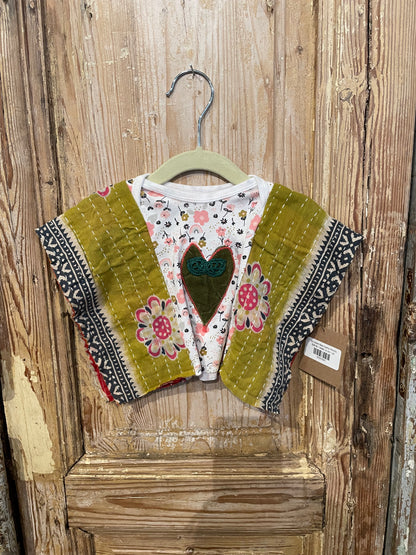 Up Cycled Baby Kantha Poncho