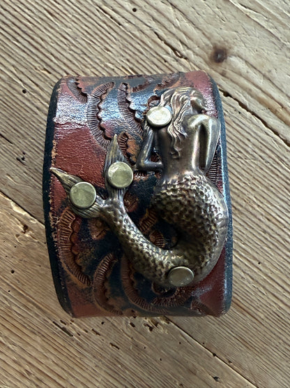 Brown Leather Cuffs