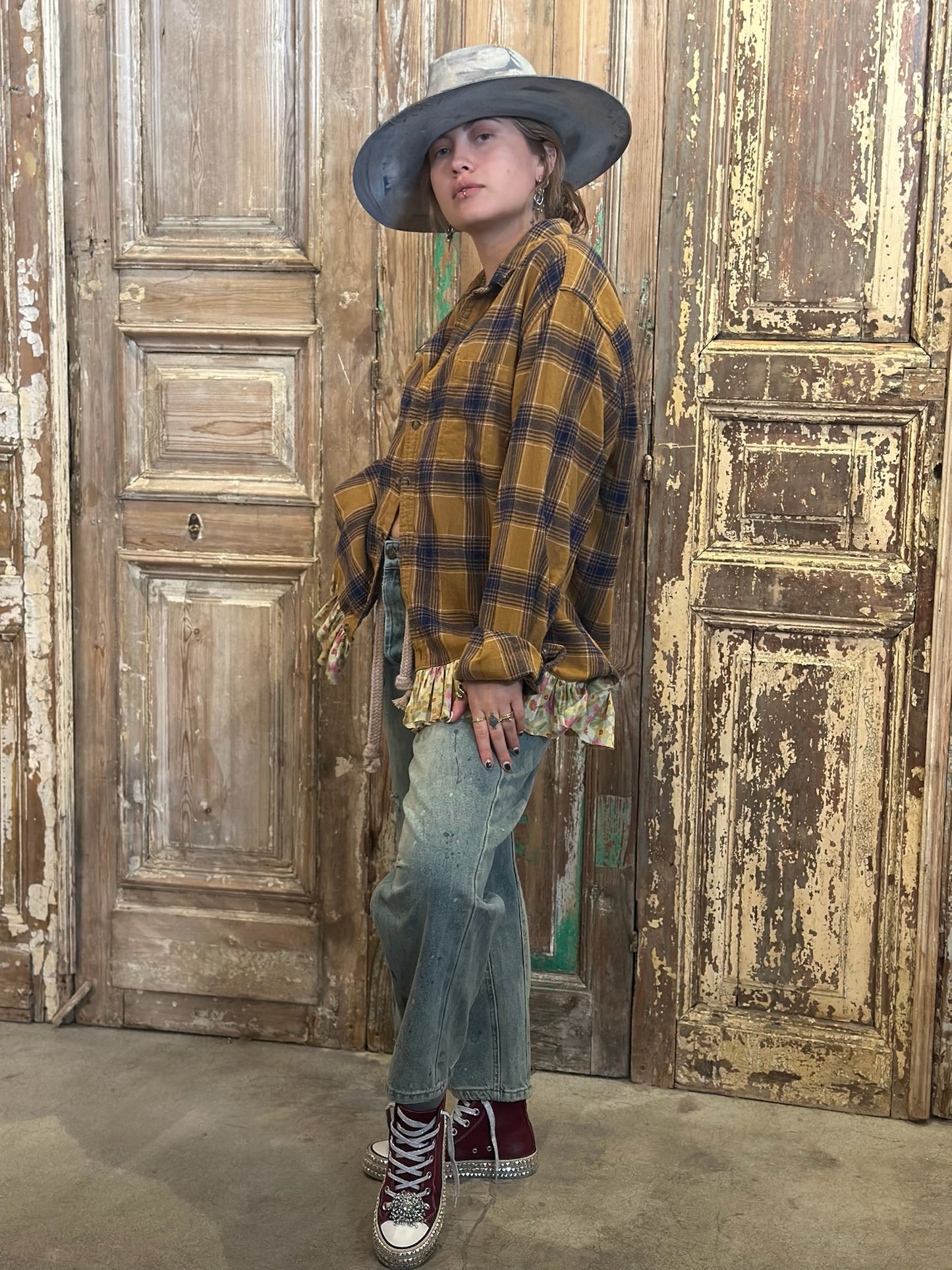 XLarge Ruffled Flannel