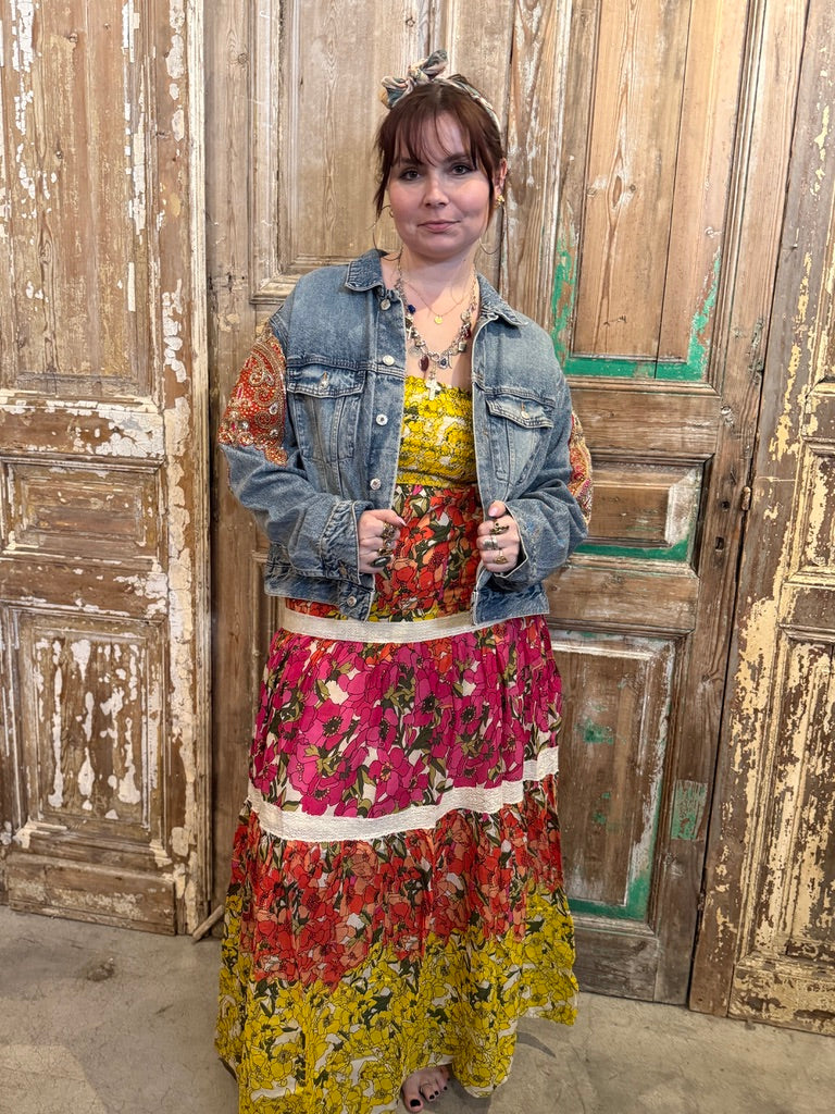 Layered Floral Maxi