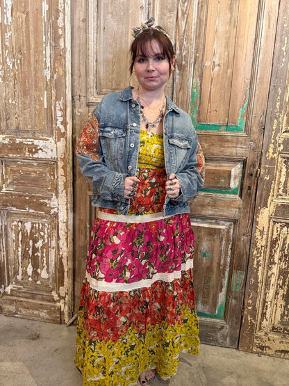 Layered Floral Maxi