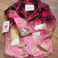 Red Quilted Heart Kids Flannel