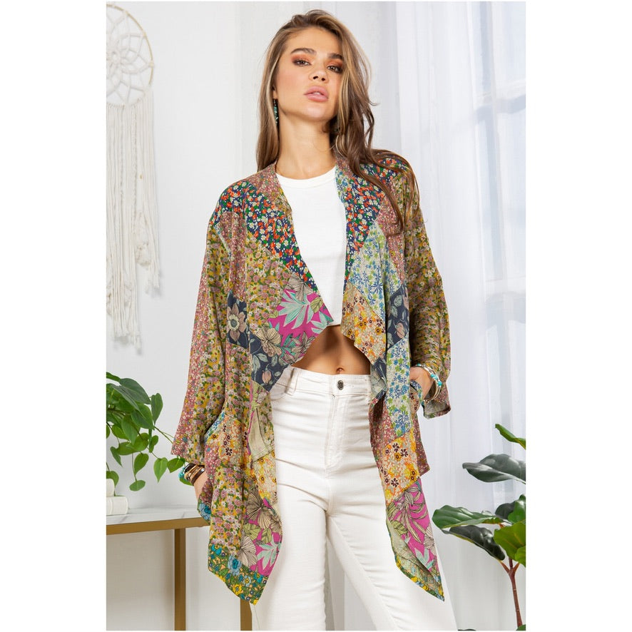 Patchwork Kimono Cardi