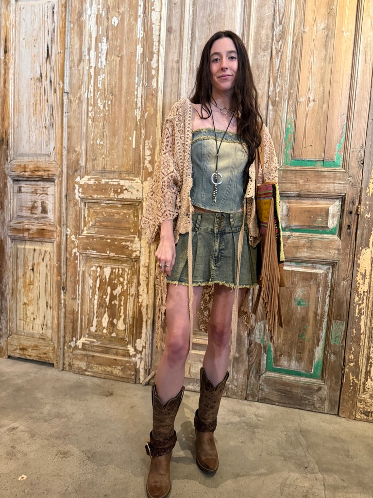 Pleated Mini Skort