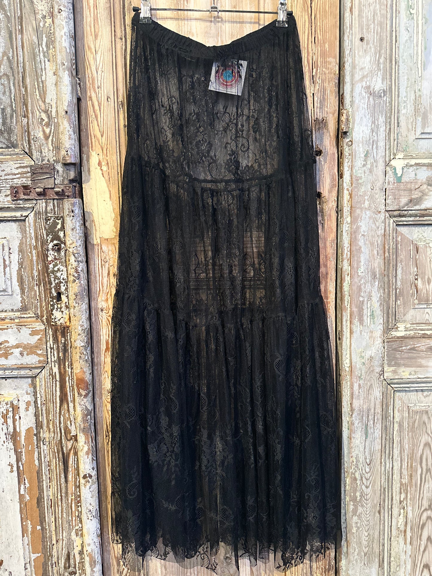 Lace Maxi Skirt-10012