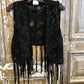 Lace Eyelit Fringe Vest