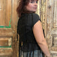 Lace Eyelit Fringe Vest