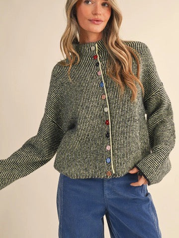 Buttons Sweater