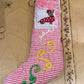 Striped Dog Mini Stocking