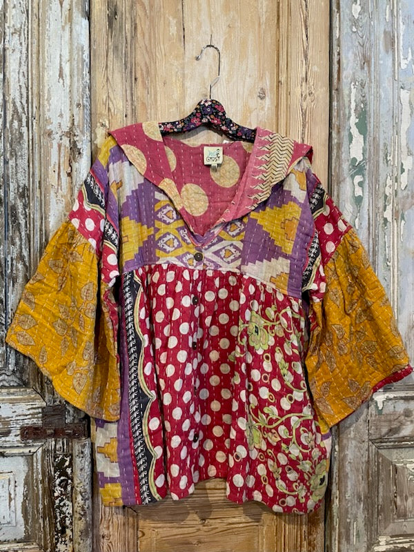 Kantha Sunrise Top #79