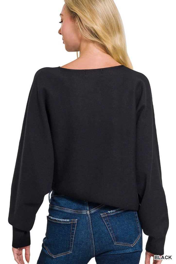 Asymmetric Sweater-9875