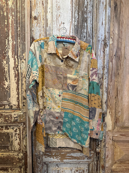 Patchwork Sunrise Top JG-172