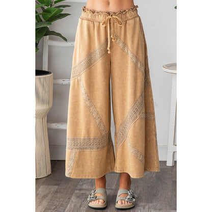 Lace Trim Pants