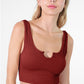 Notched Crop Tank-9903