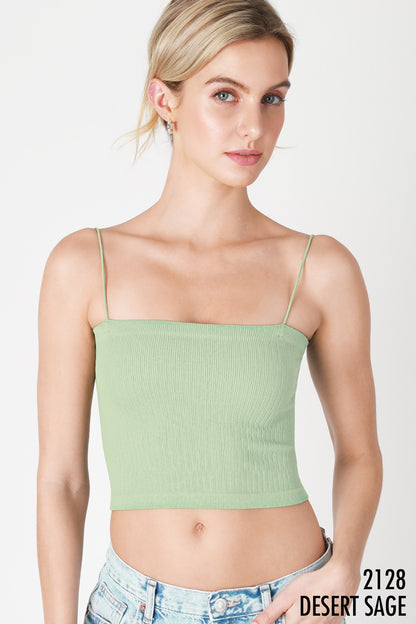 Skinny Strap Tube Top-9886