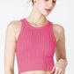 Cable Highneck Cami-9905