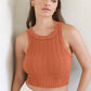 Vintage Cable Highneck Cami-9888