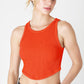Curved Hem Crop Top-9909